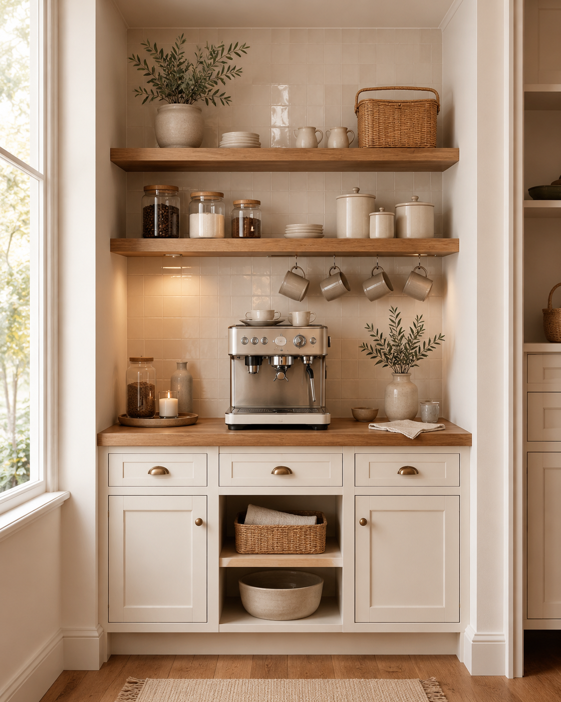 A calm, styled scene for My Dream Home Cafe