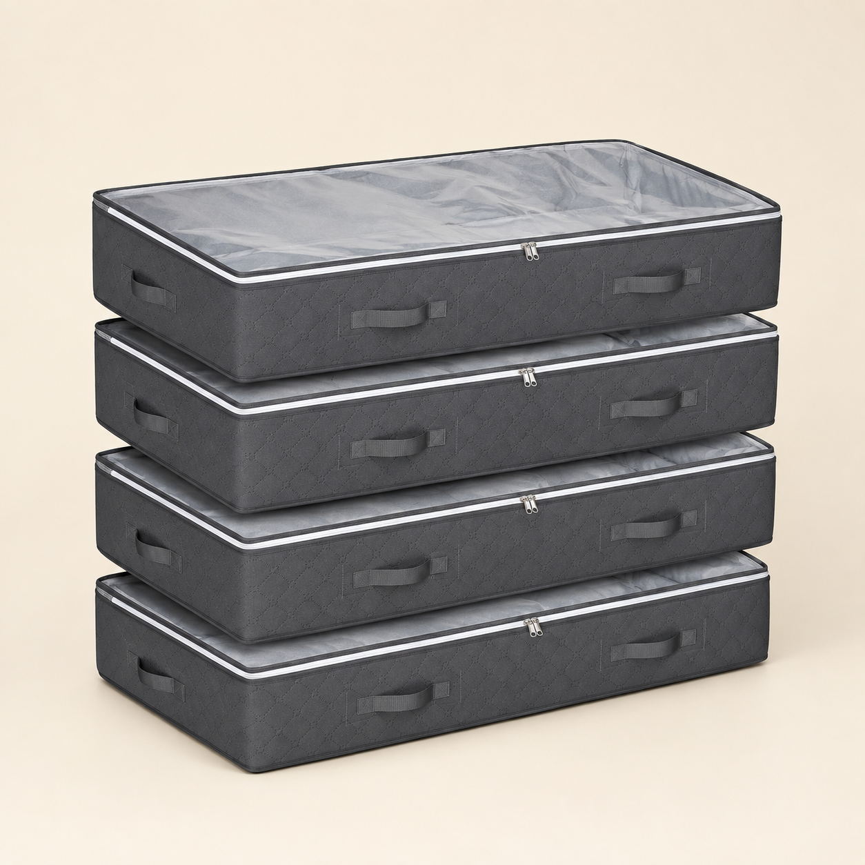 Under-Bed Storage Containers — Set of 4