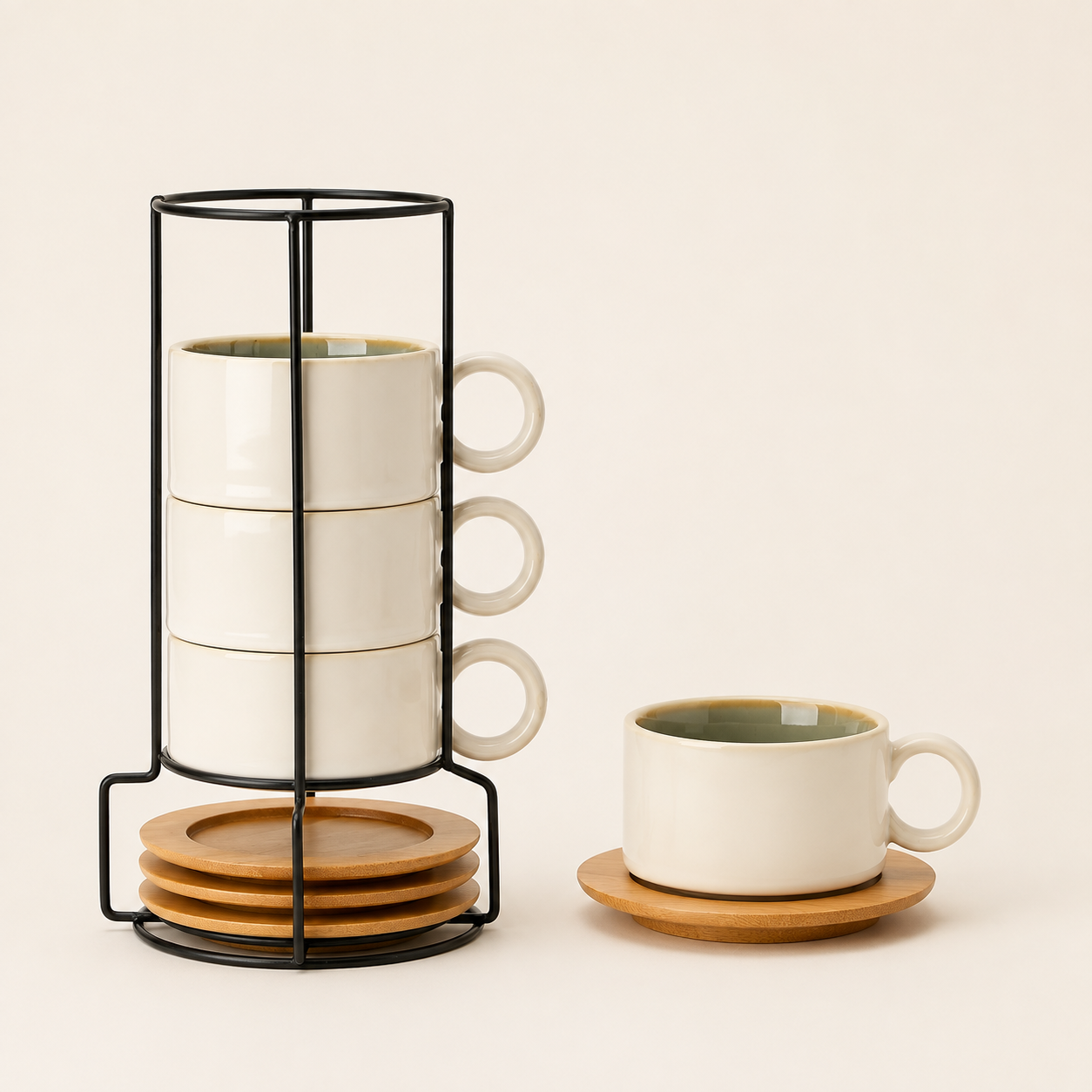 Porcelain Espresso Cup Set