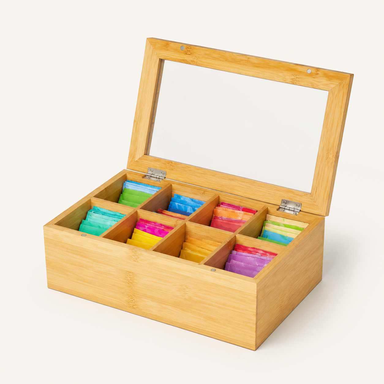 Bamboo Tea Organizer