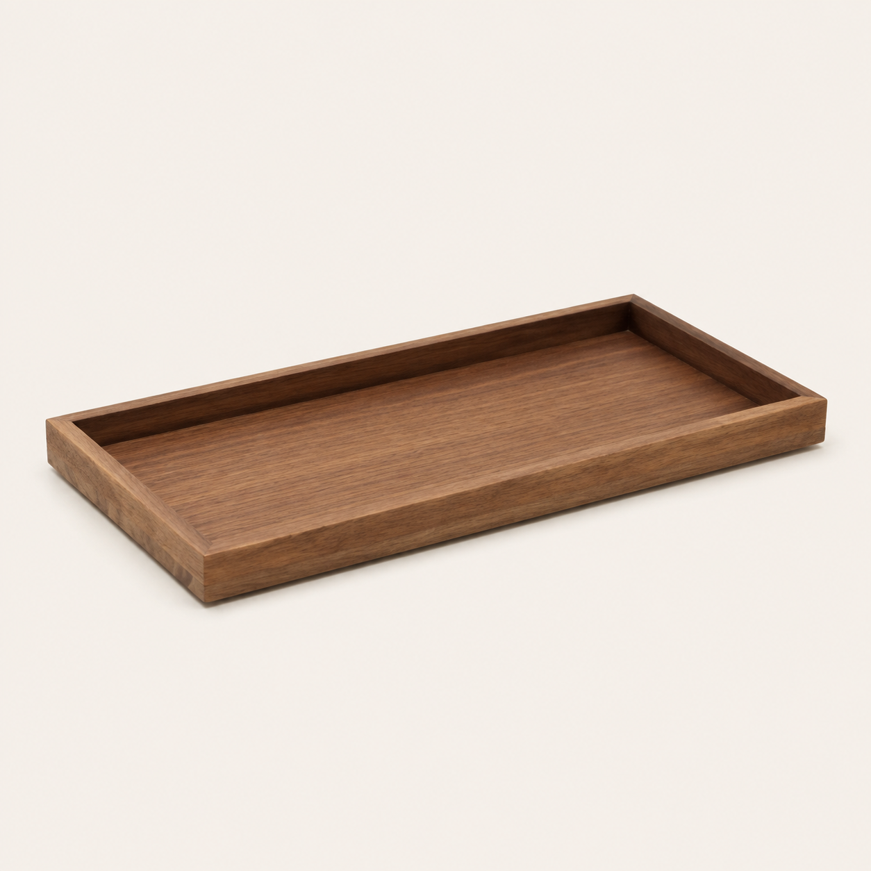 Wooden Countertop Organizer Tray