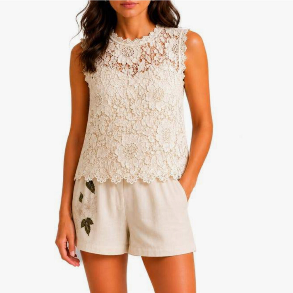 Lace Sleeveless Tank