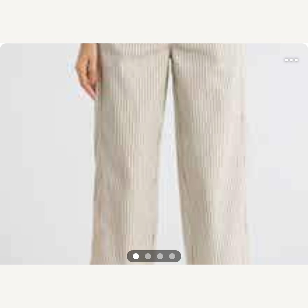 Stripe Cuffed Crop Barrel Leg Pants
