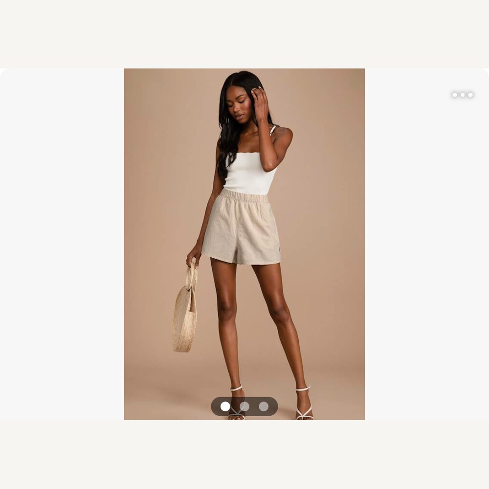 Classic Beige Beach Shorts