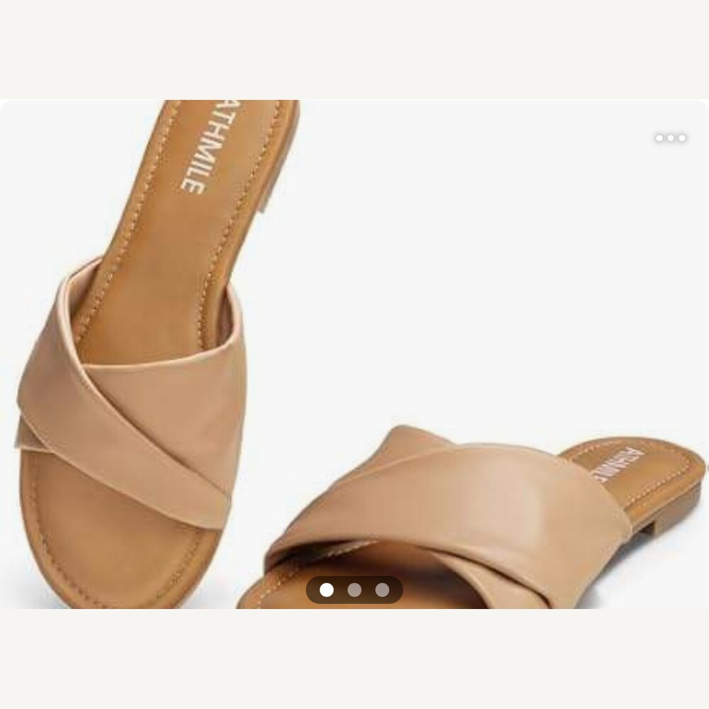 Fashion Leather Slipper Sandals