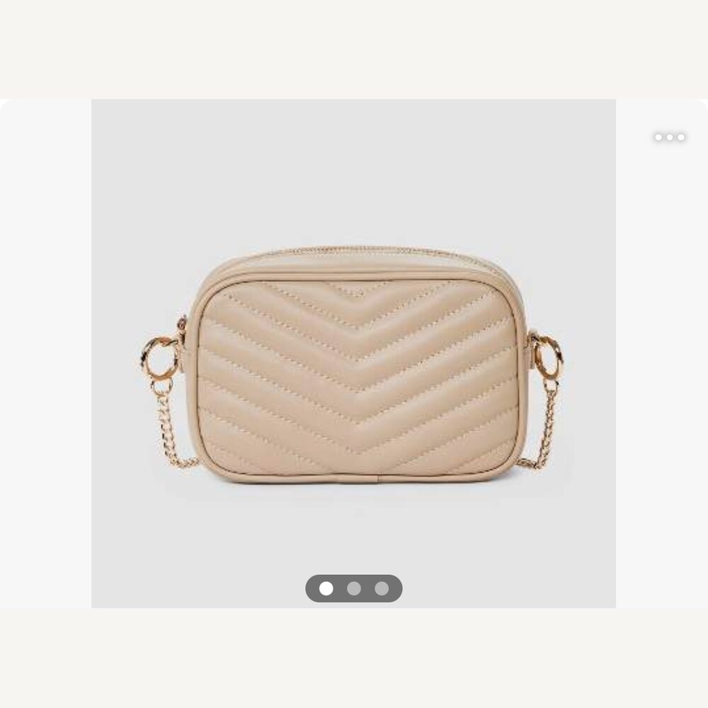 Quilted Camera Crossbody Bag