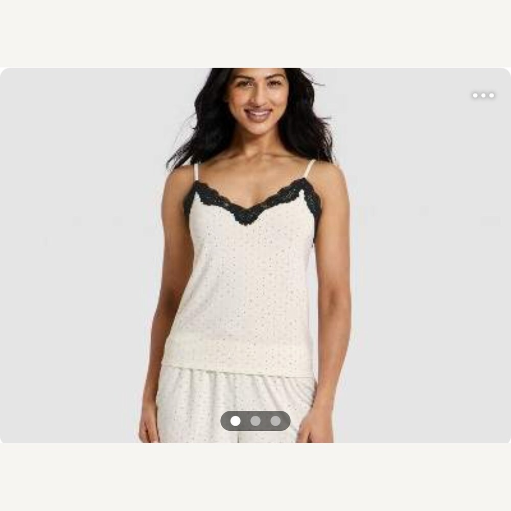 Lace Trim Cloud Knit Pajama Set