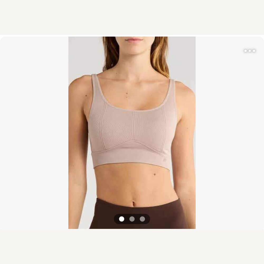 Seamless Square Neck Sports Bra