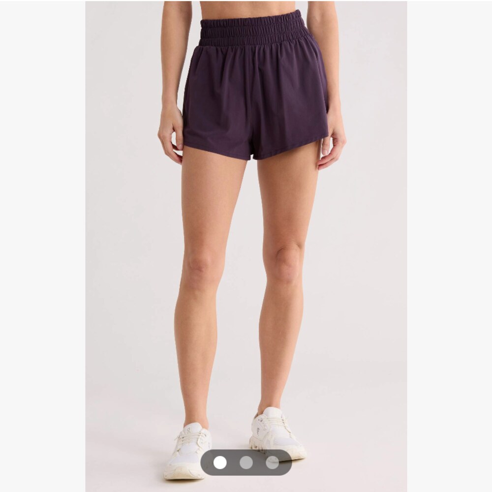 High-Waisted Flowy Active Shorts