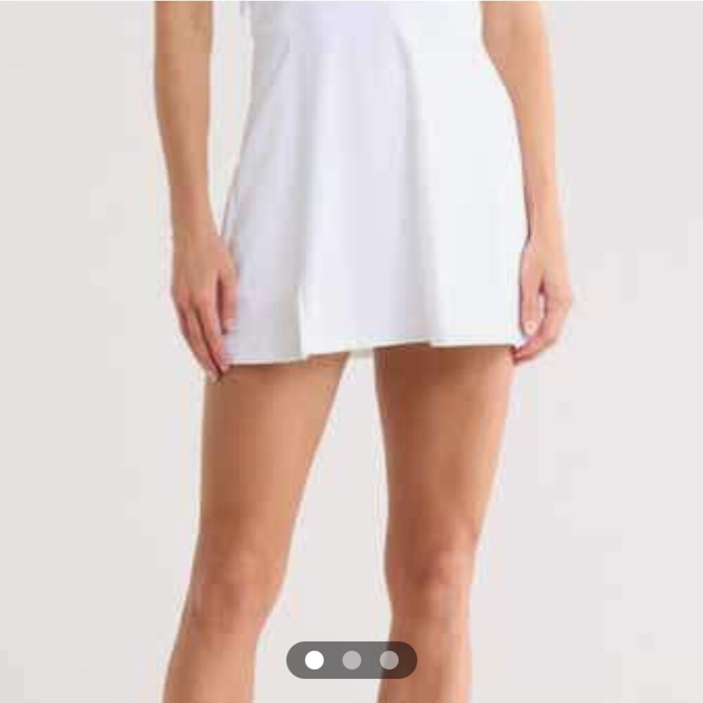 Active Tennis Dress with Built-In Shorts