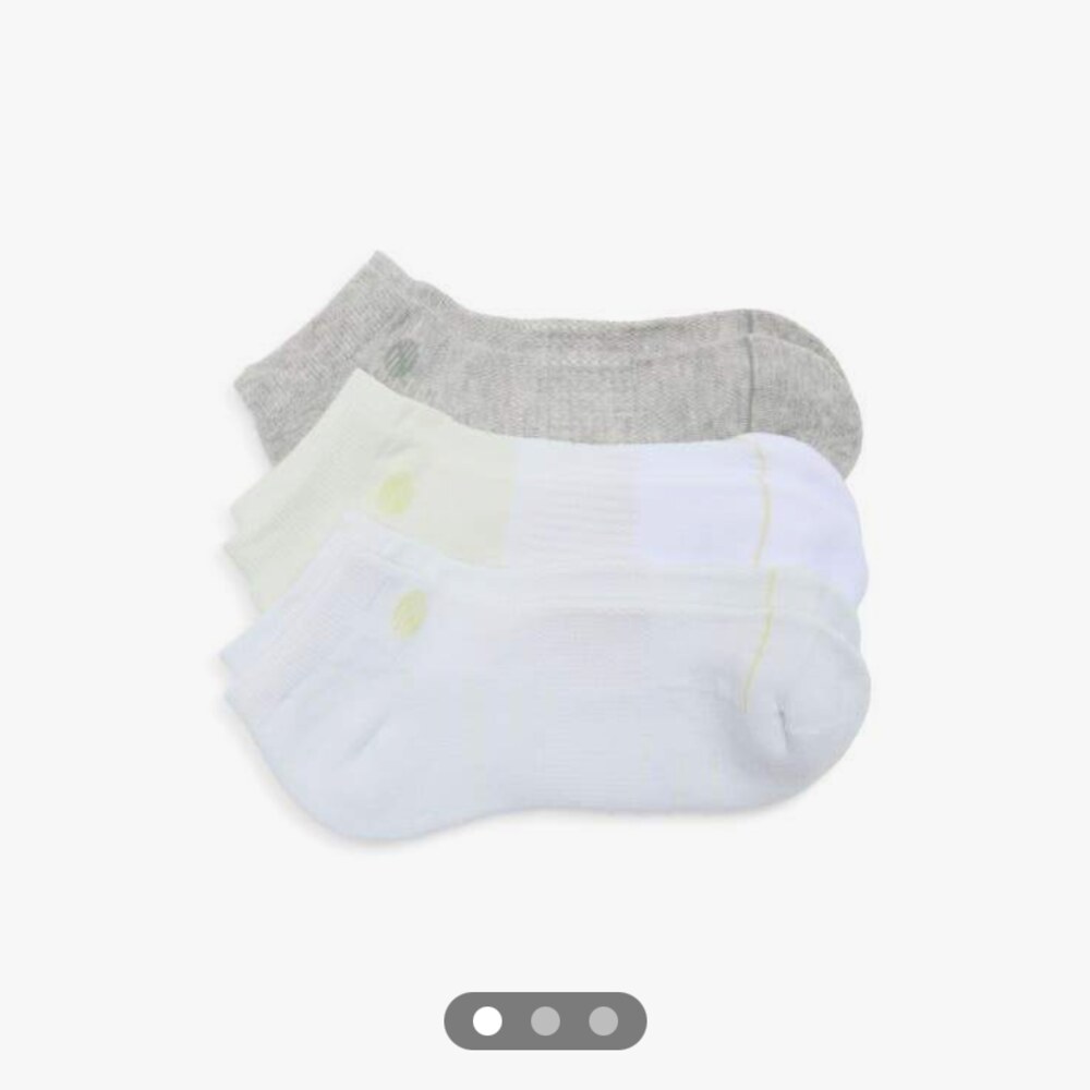 3-Pack Cushioned Ankle Socks
