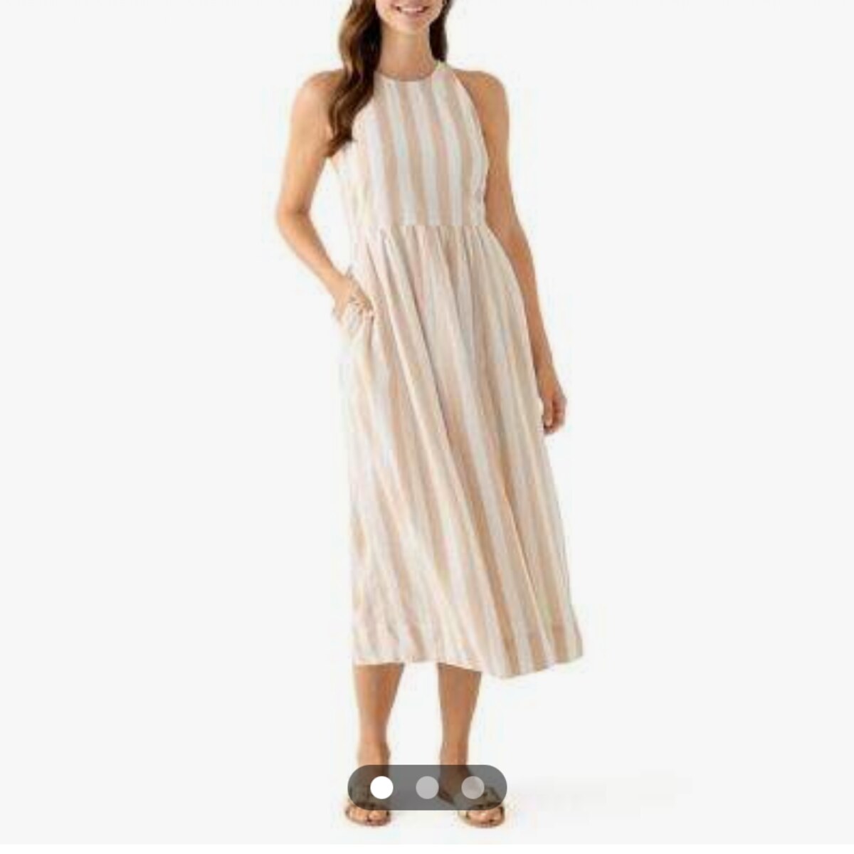 Sleeveless Linen Tank Dress