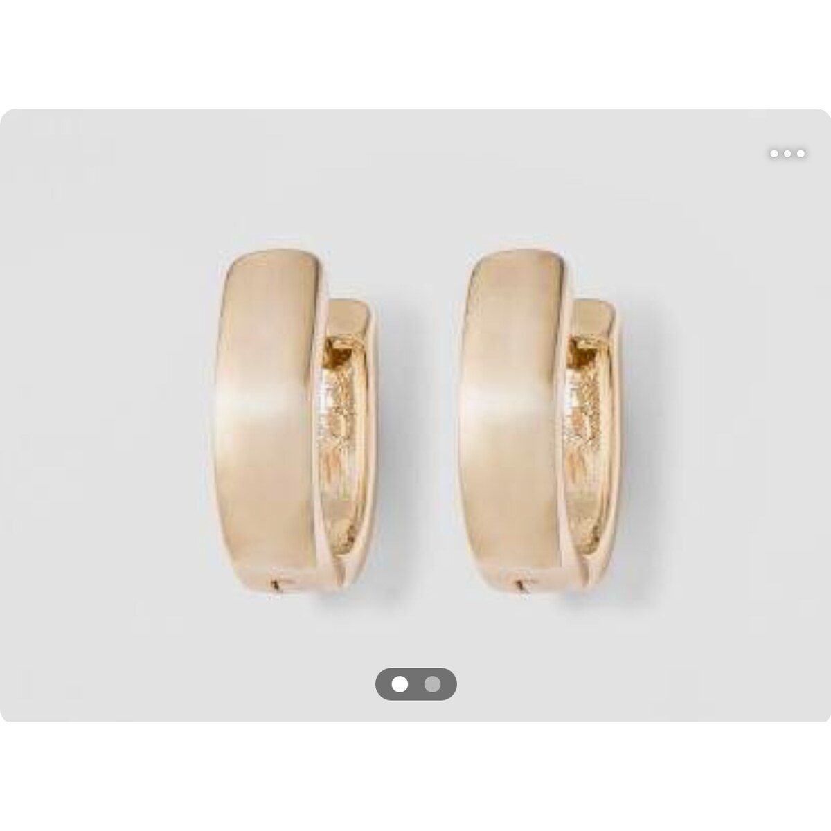 Classic Gold Huggie Hoop Earrings