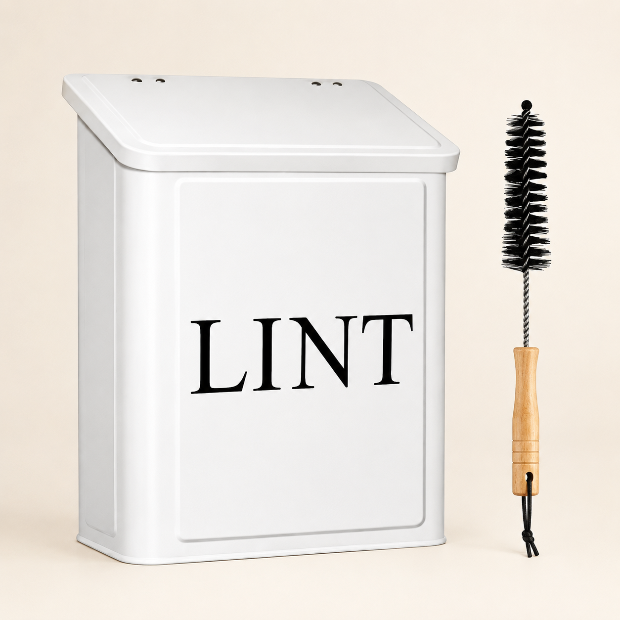Magnetic Lint Bin & Brush Set