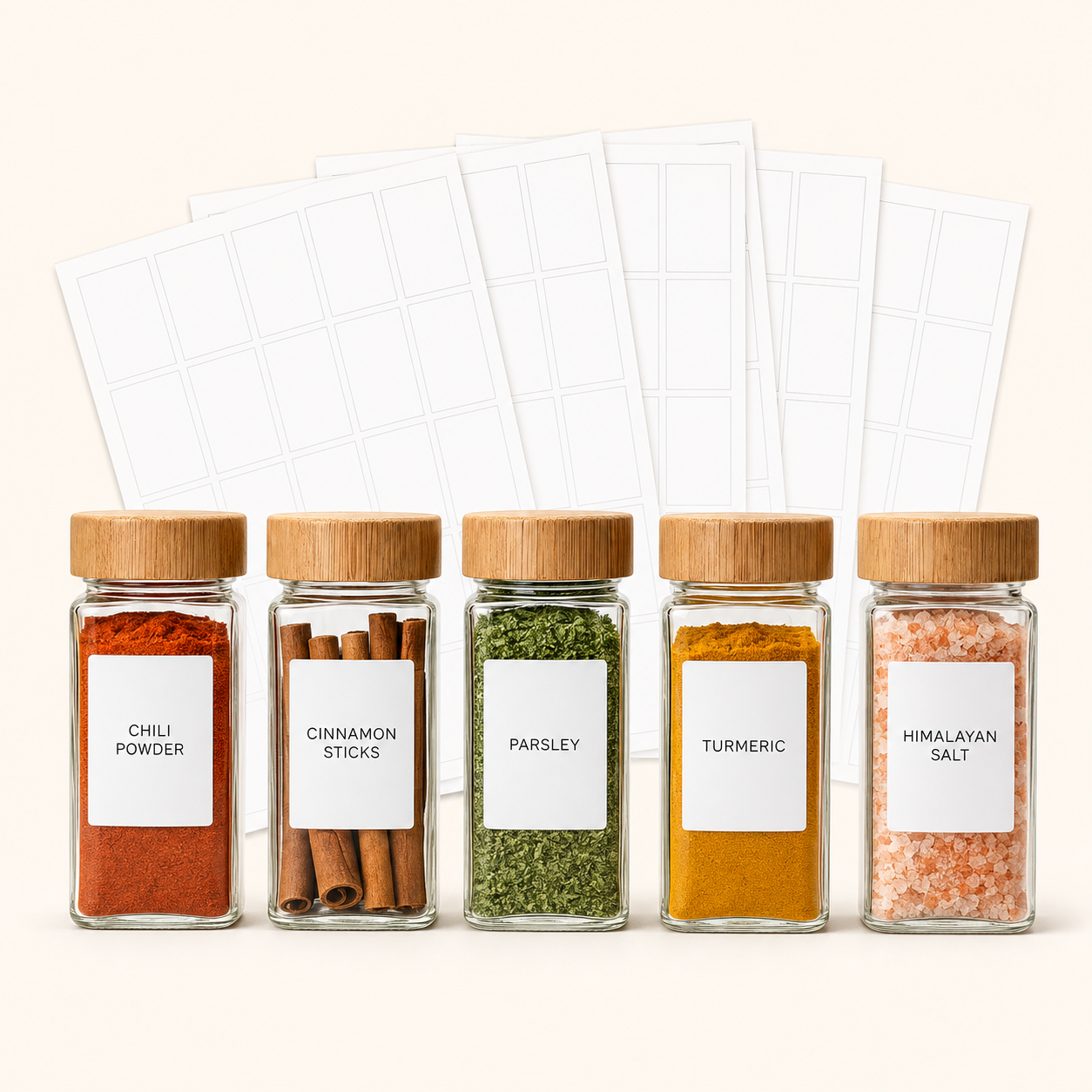 Spice Jar Labels