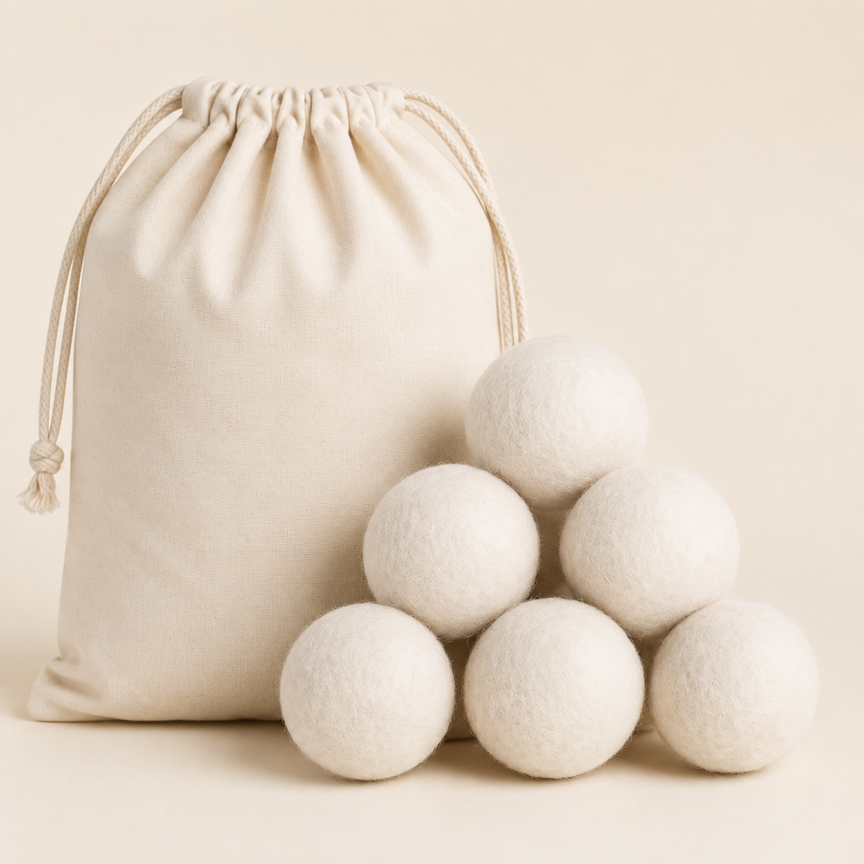 Wool Dryer Balls — Set of 6