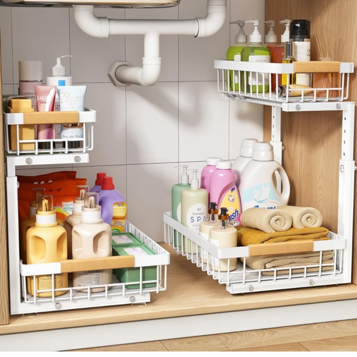 Under-Sink Bathroom Organizer