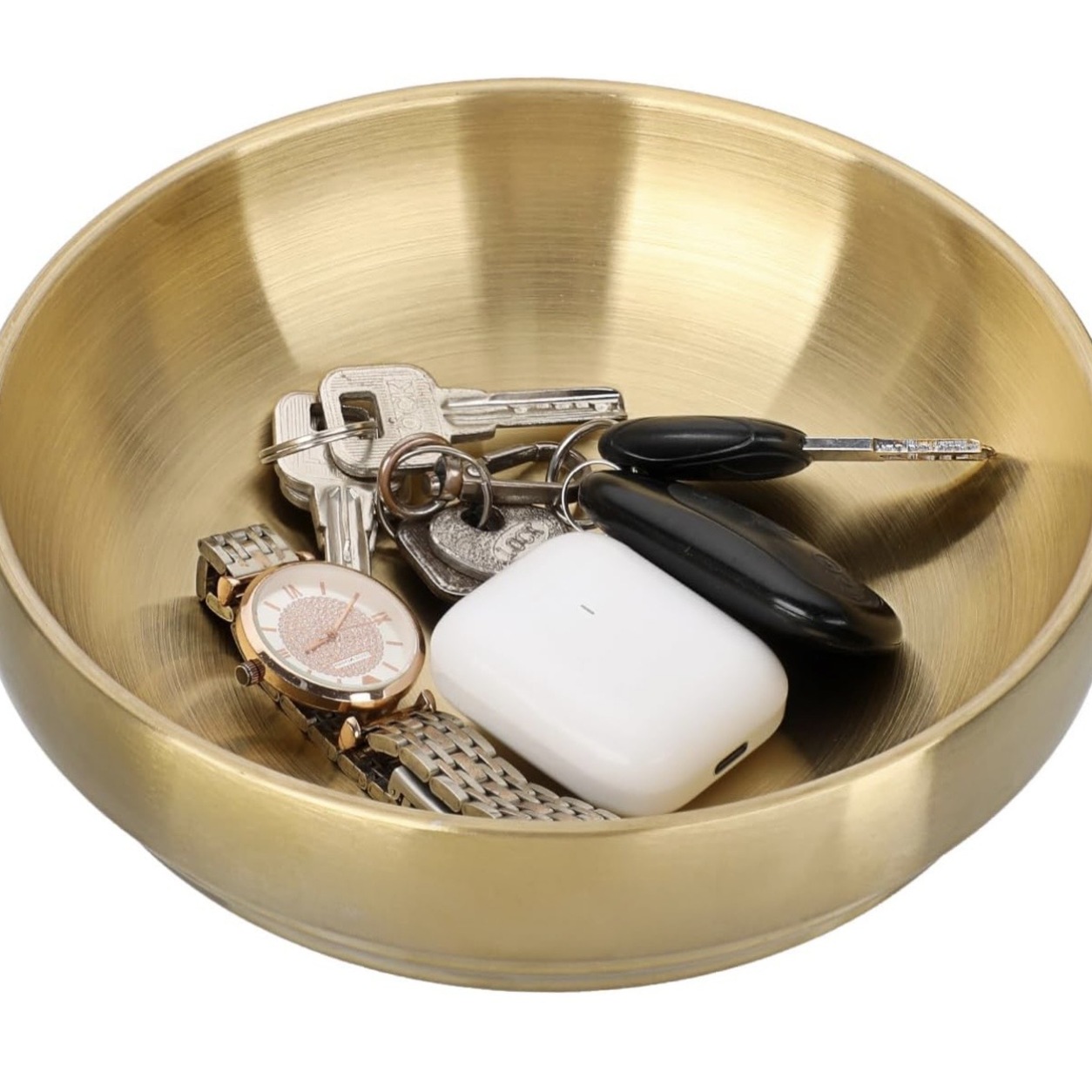 Decorative Brass Catchall Bowl