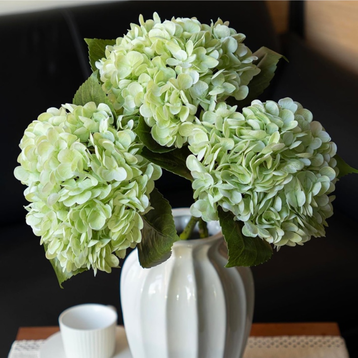 Green Hydrangea Stems
